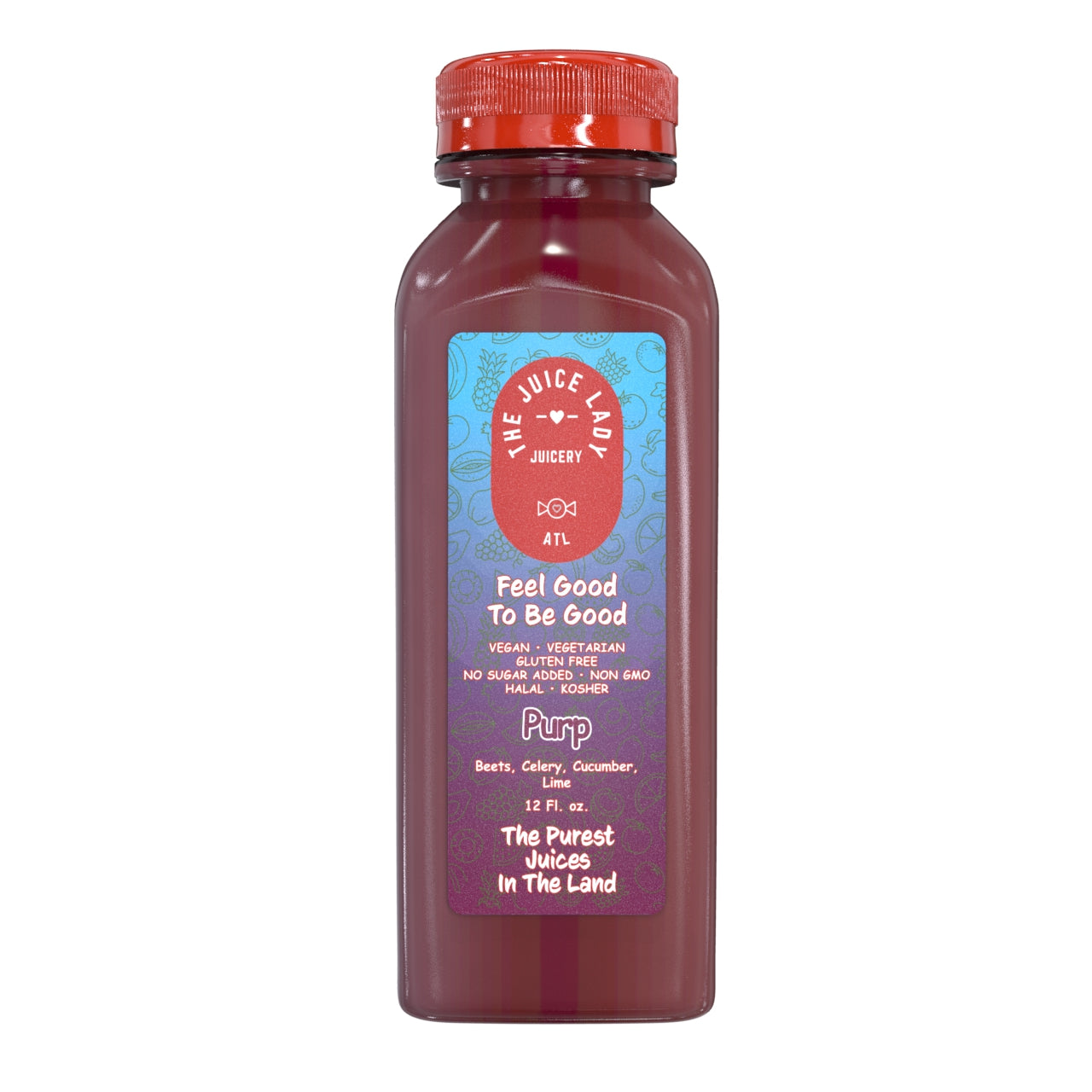 PURP - Beets, Organic Celery, Cucumber, Lime Juice Drink 1 Bottle (12 fl oz)